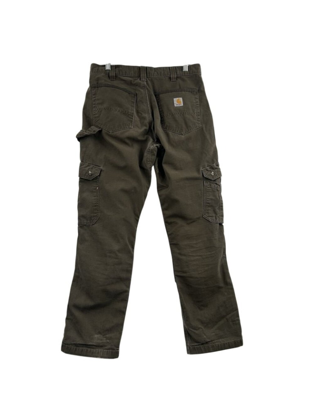 Carhartt B342 DFE Mens 32x32 Ripstop Double Front Knee Utility Cargo Pants Brown - Picture 2 of 16